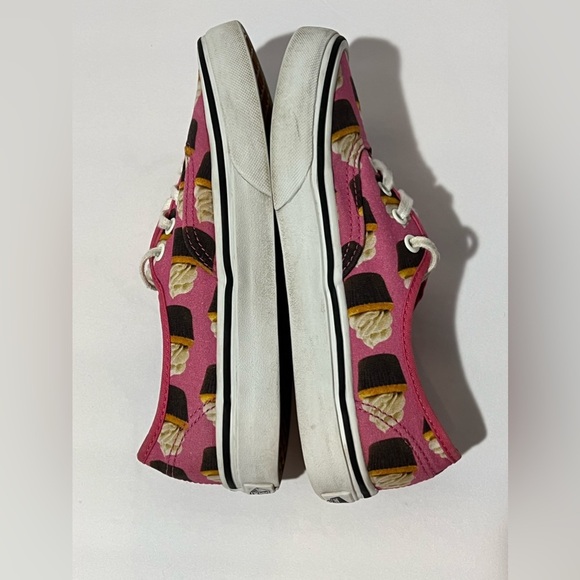Vans Late Night Cupcake Low Top Pink Canvas Skate Shoes Sneakers M Sz 4.5 L Sz 6 - Picture 9 of 10
